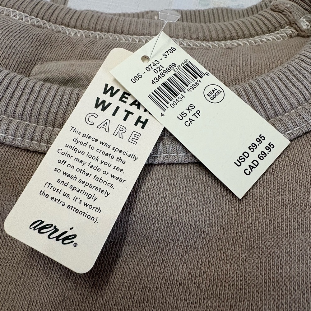Aerie Keyhole Sleeve Sweatshirt - Picture 10 of 10